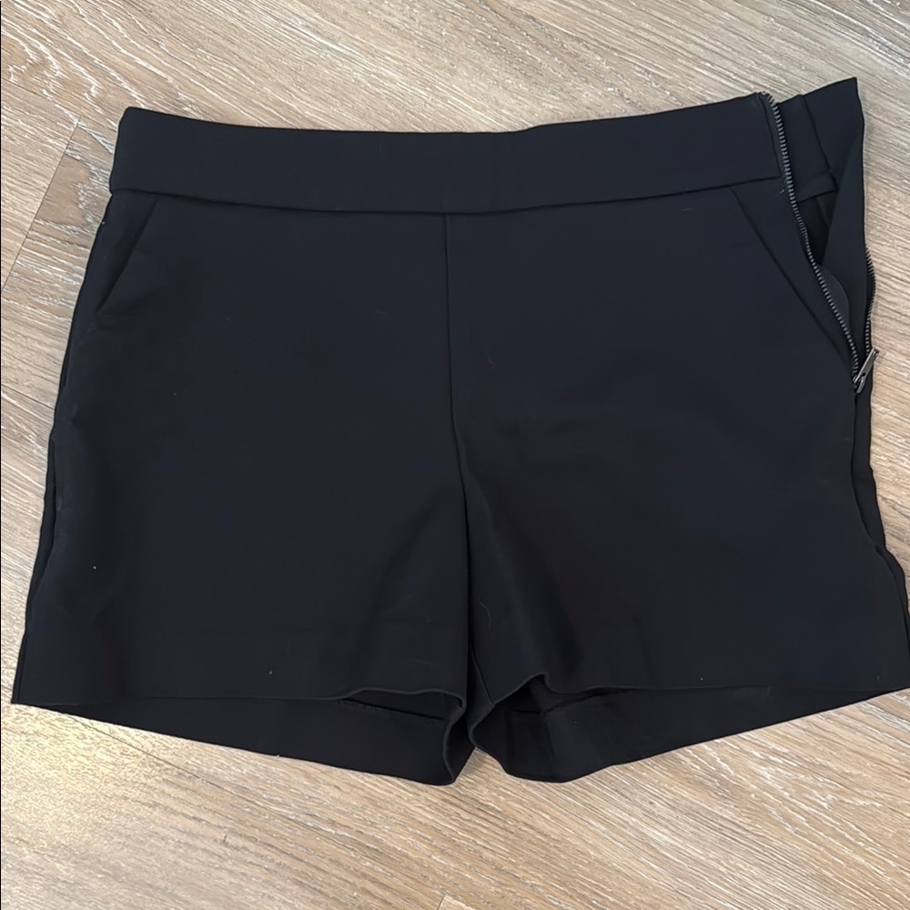 Saks Fifth Avenue High Waist Black Shorts